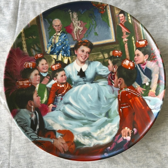 💖”Getting to know you.”  Numbered Collector Plate, 8 1/2 round, Plate # - Picture 1 of 2